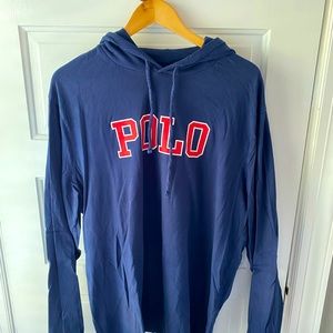 Men’s Polo by Ralph Lauren Lightweight Cotton Hoodie Size XL
